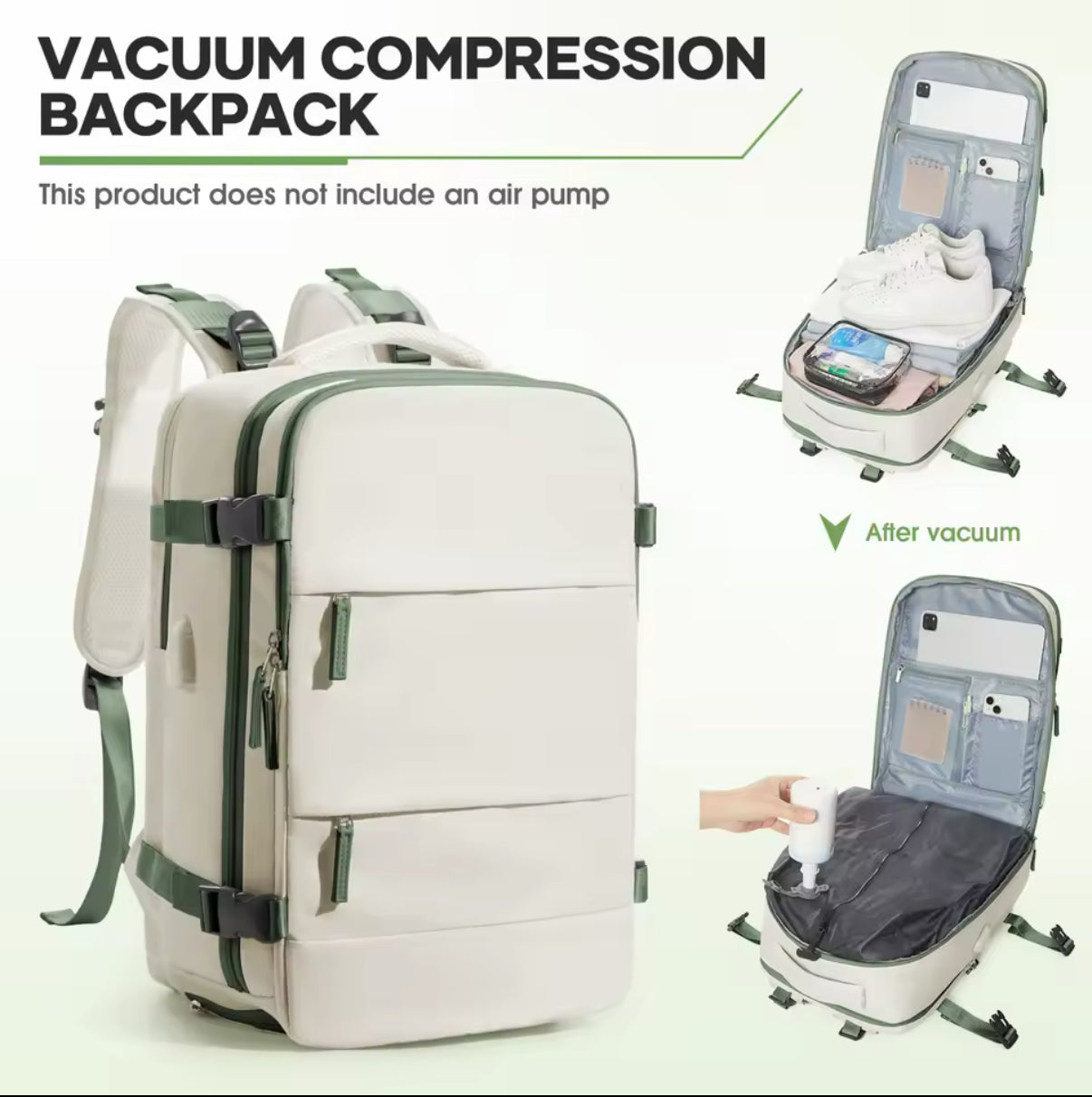 Vacum bag (carry on)